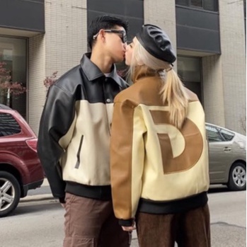 Áo Degrey Premium Leather Jacket Nâu - DPLJ