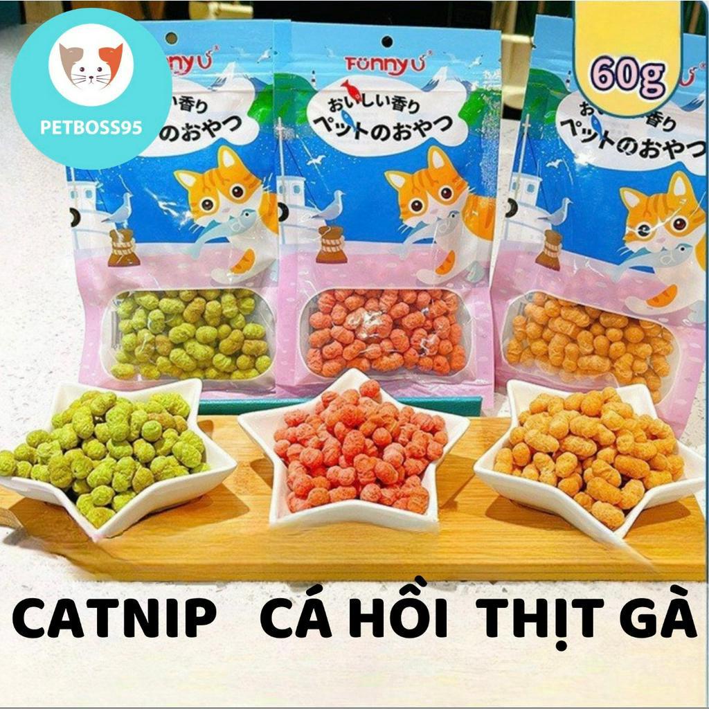 BÁNH QUY SẮC MÀU CHO MÈO GÓI 60GR