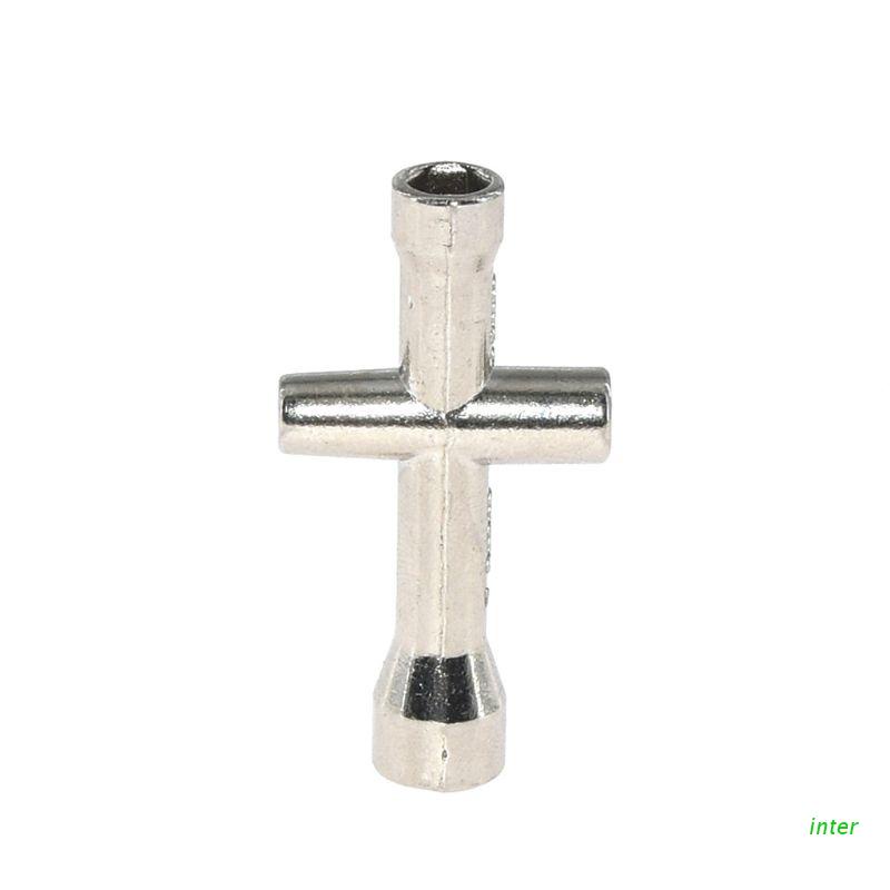 Cờ lê chữ thập lục giác bằng hợp kim kẽm M2 M2.5 M3 M4 4 kích cỡ
