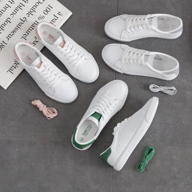 GIÀY THỂ THAO NỮ TRẮNG CỰC ÊM SIÊU HOT [FORM CHUẨN] | BigBuy360 - bigbuy360.vn