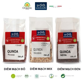 Hạt diêm mạch hỗn hợp ba màu hữu cơ Sottolestelle 250g