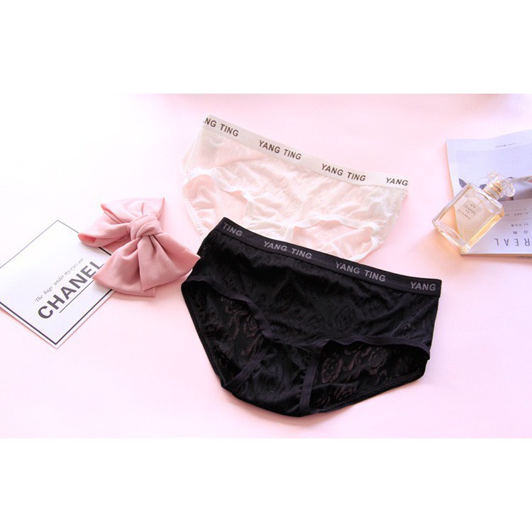 Quần Lót Nữ ❤️FREESHIP❤️ Quần lót lụa thông hơi kháng khuẩn viền chữ chất siêu mịn mát mã 6655 | BigBuy360 - bigbuy360.vn