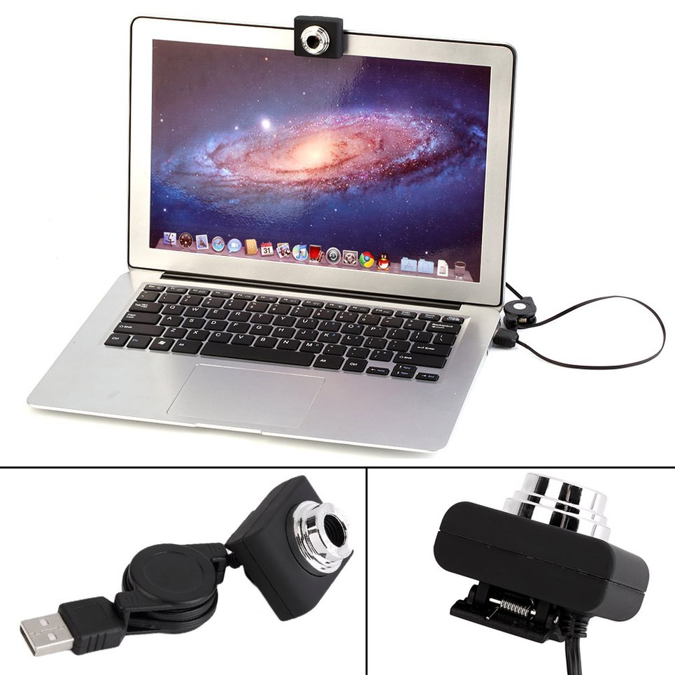 USB 30M Mega Pixel Webcam Video Camera Web Cam For PC Laptop Notebook Clip