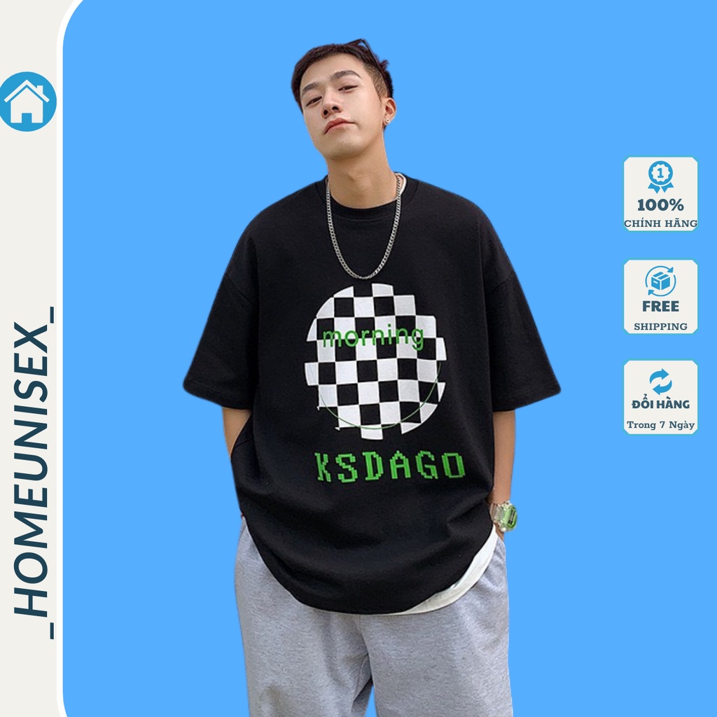 Thun Hè Nam Nữ, Áo Unisex Họa Tiết CARo CỰC Đẹp
