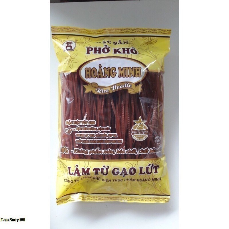 Mì phở gạo lứt Hoàng Minh thực dưỡng eatclean/keto/das ăn kiêng giảm cân (500g)