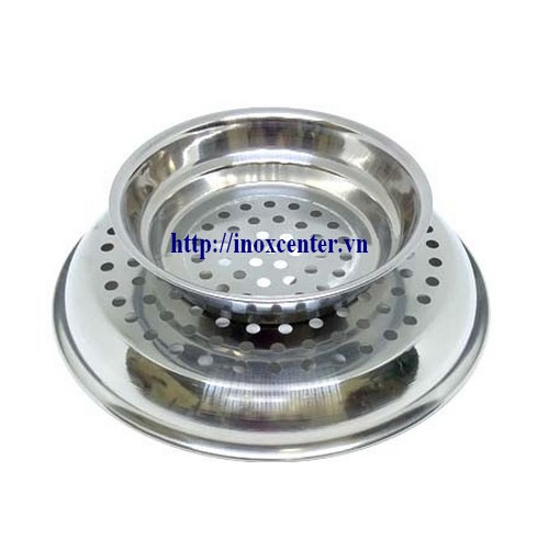Vỉ hấp, dĩa hấp, xửng hấp inox có đế - Đồ xôi inox đa năng Size 18,20 ,22, 24, 26 cm