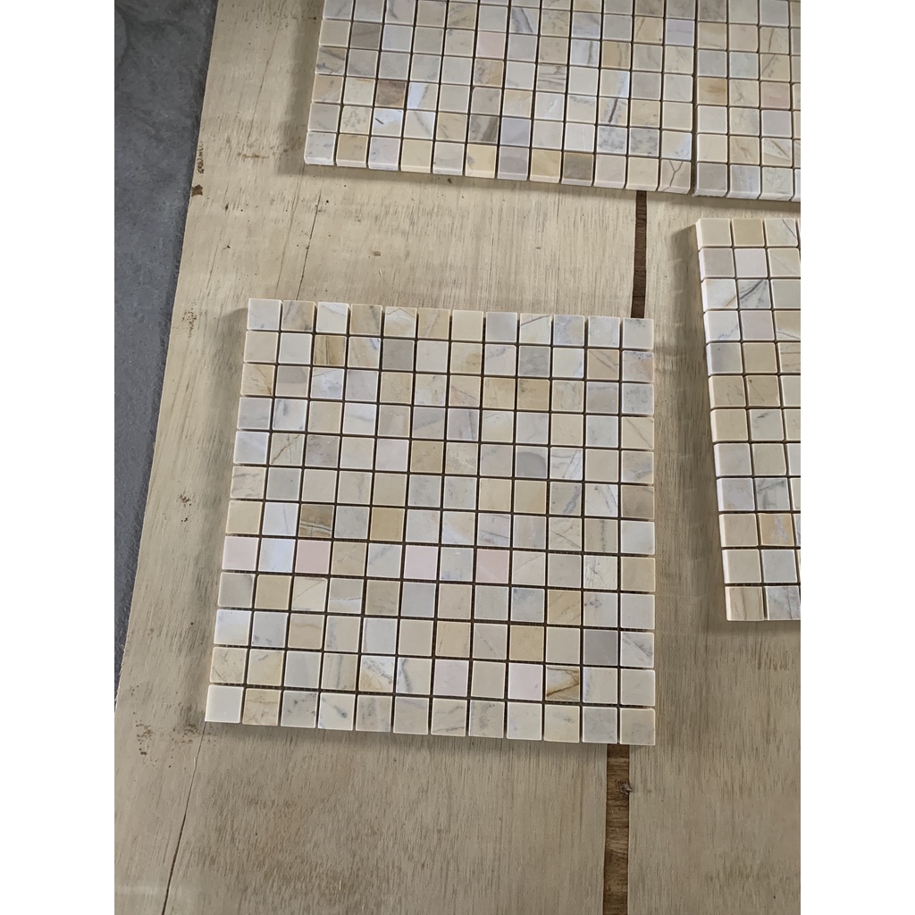Đá mosaic tự nhiên kích thước vỉ 30*30cm trang trí ốp tường nội ngoại thất, ốp bếp, phòng tắm màu sắc độc đáo, hàng sẵn
