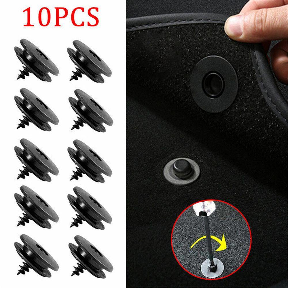 Set 10 Kẹp Cố Định Thảm Lót Sàn Xe Hơi Tiện Dụng