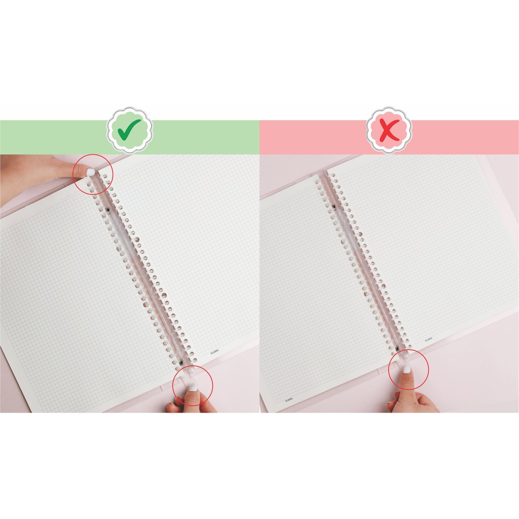 GIẤY REFILL RUỘT SỔ CÒNG B5 26 LỖ KLONG 120 GSM, 100 TRANG