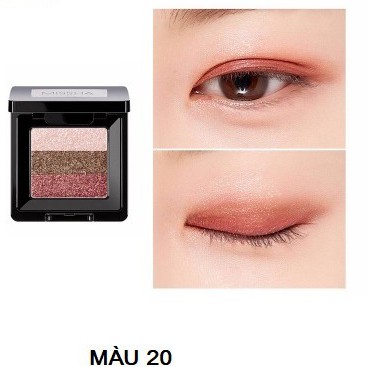 (HSD 10/21) Phấn mắt 3 Màu Missha Triple Shadow tone màu khói