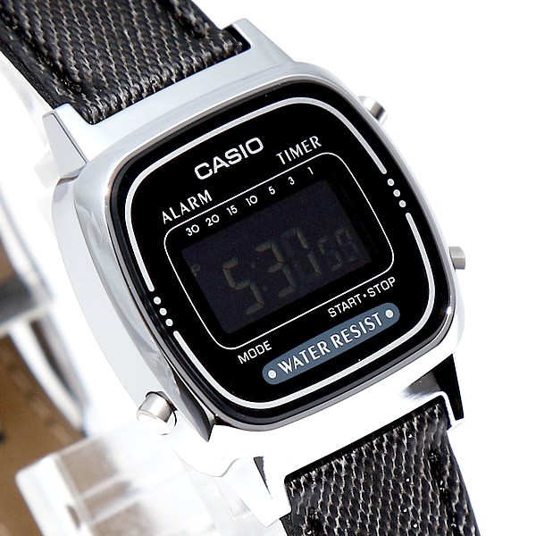 Đồng hồ Nam Nữ dây da Casio chinh hãng Anh Khuê LA670WL-1BDF-Team AK-GIấy Bảo Hành Anh Khuê