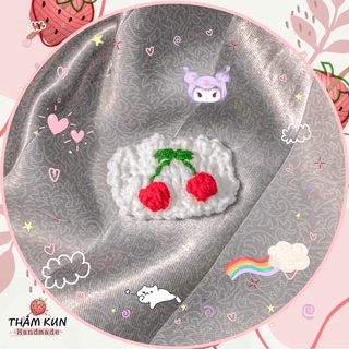 Kẹp tóc quả cherry handmade