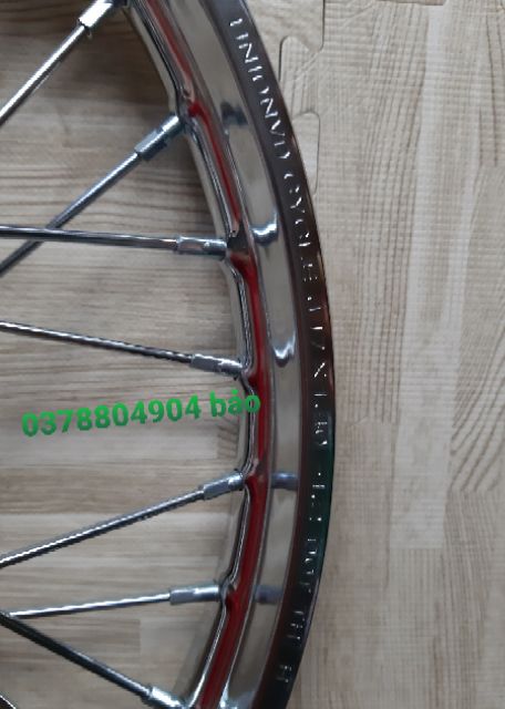 Bánh căm xe Exciter 150 niềng sắt UNION gồm  đã rút căm sẵn