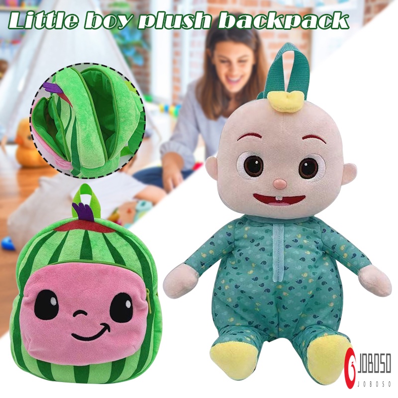 Ba lô hình CocoMelon JJ nhồi bông cho bé