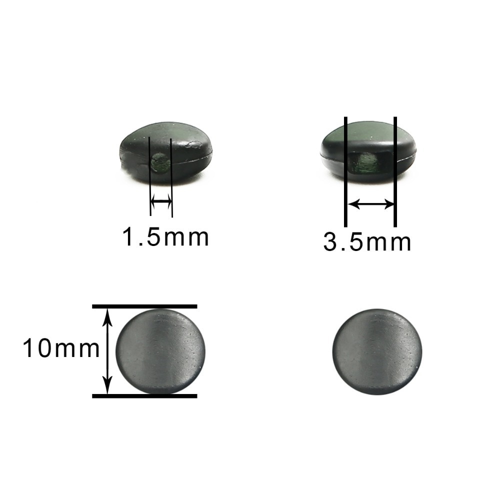 Set 100 nút silicone gắn dây khẩu trang nhiều màu chống trượt có thể điều chỉnh kích thước #50