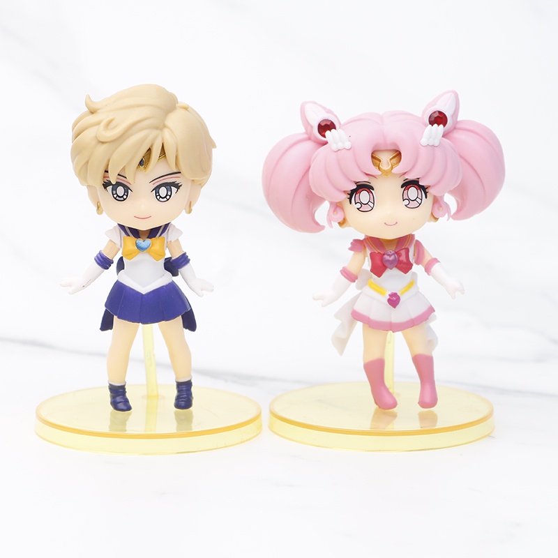 Set 8 Mô Sailor Moon Hình Mô Phỏng Nhân Vật Thủy Thủ Mặt Trăng