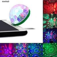 Quả cầu đèn LED disco mini USB RGB màu sắc pha lê huyền ảo cho bữa tiệc/DJ/sân khấu | BigBuy360 - bigbuy360.vn