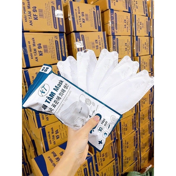 Sỉ 300 chiếc khẩu trang An Tâm mask KF94