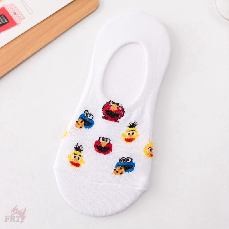 ✨ Ready Stock ✨  ❀Sesame Street Tất ❀ 1Pair Short Socks Invisible Socks