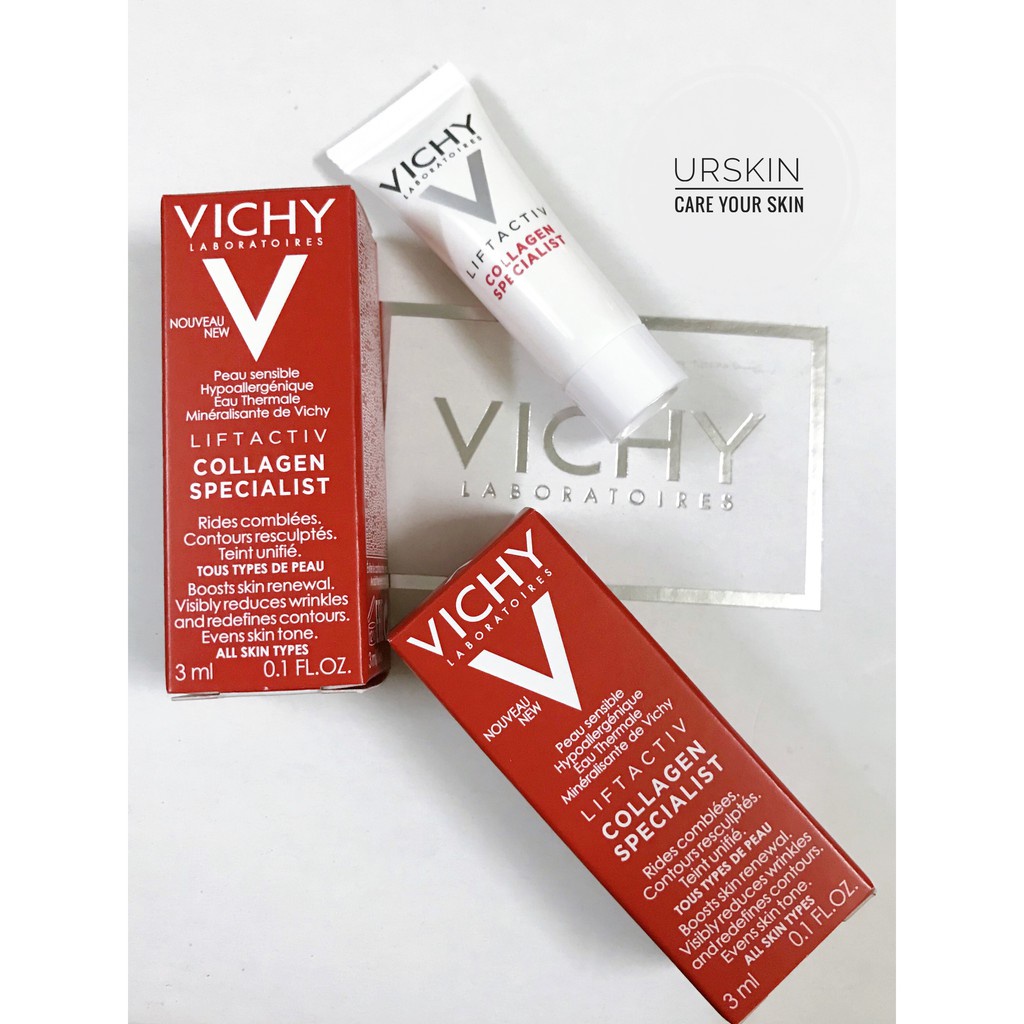 (Sample)Kem Dưỡng Vichy Ngăn Ngừa Lão Hóa Liftactiv Collagen Specialist 3Ml