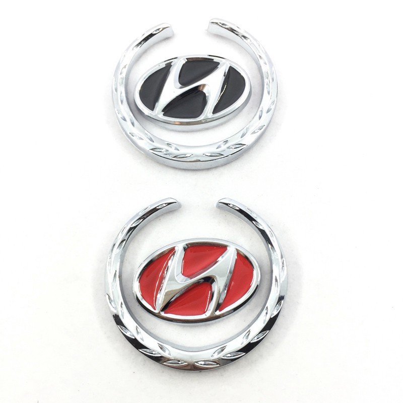 Logo Chữ Hyundai Bằng Kim Loại Độc Đáo Trang Trí Xe Hơi