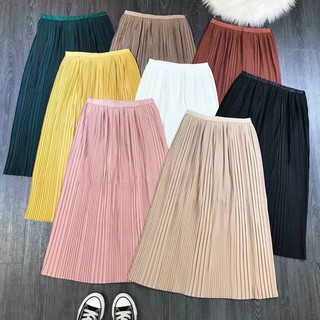 Chân váy dập ly sớ nhỏ về nhiều màu luôn nha cả nhà