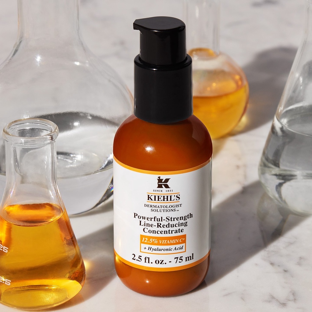 Serum Dưỡng Trắng Với 12.5% Vitamin C Giúp Da Chống Lão Hóa Kiehl’s Powerful-Strength Line-Reducing Concentrate