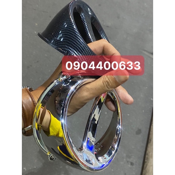 Ốp quạt gió giúp lấy gió làm mát động cơ lắp cho vespa đời 3vie và iget.