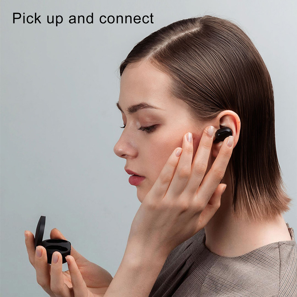 Tai Nghe Nhét Tai Giảm Ồn Xiaomi Redmi Airdots 2 Tws Mini Kết Nối Bluetooth 5.0 Và Phụ Kiện