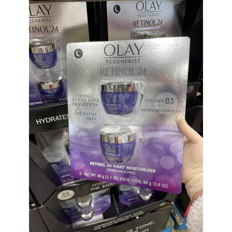 Set Kem chống lão hóa ban đêm OLAY - RETINOL 24 🌸