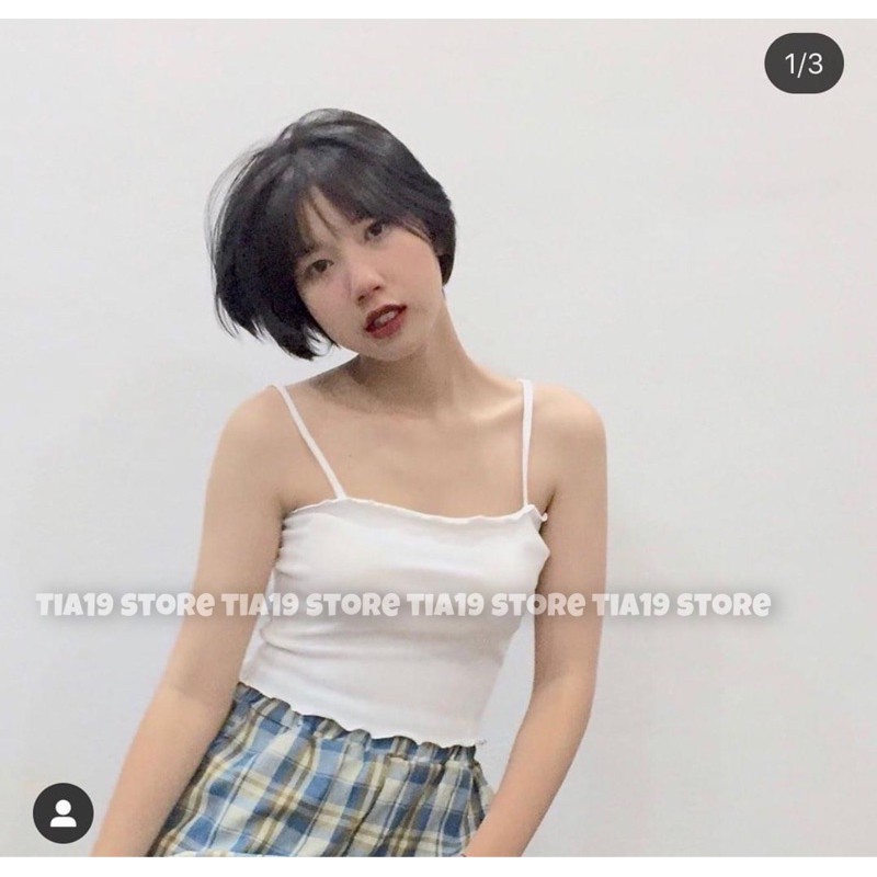 Áo hai dây cuốn biên Tia19