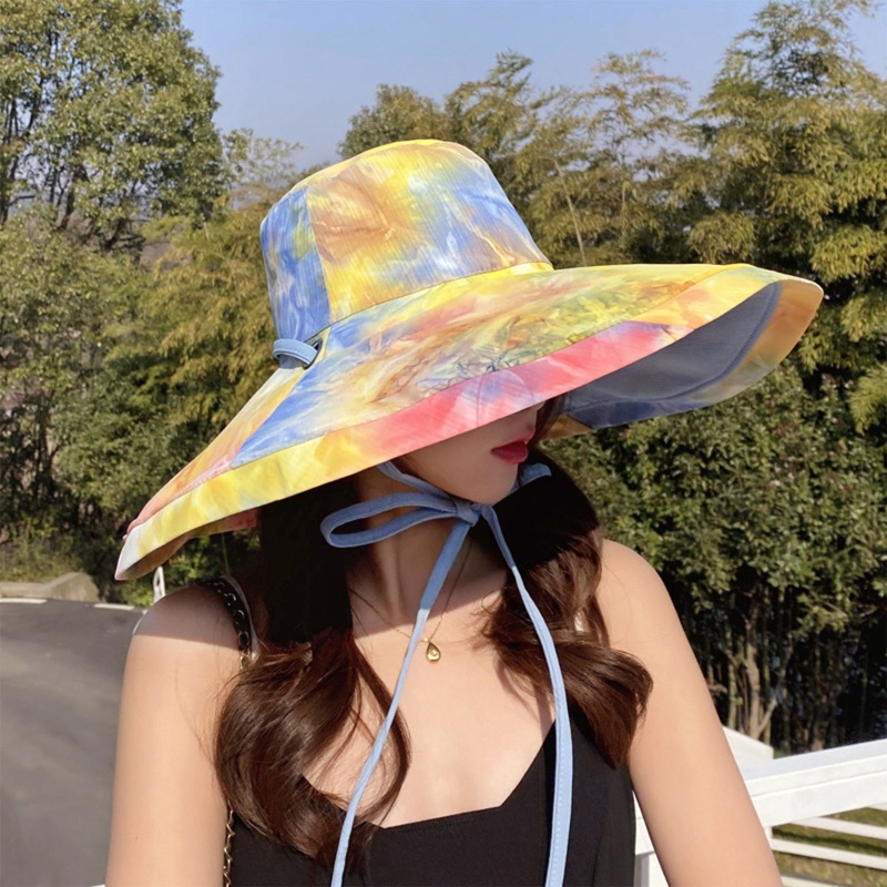 Nón Tai Bèo Vành Rộng Che Nắng Thời Trang Mùa Hè Cho Nữ