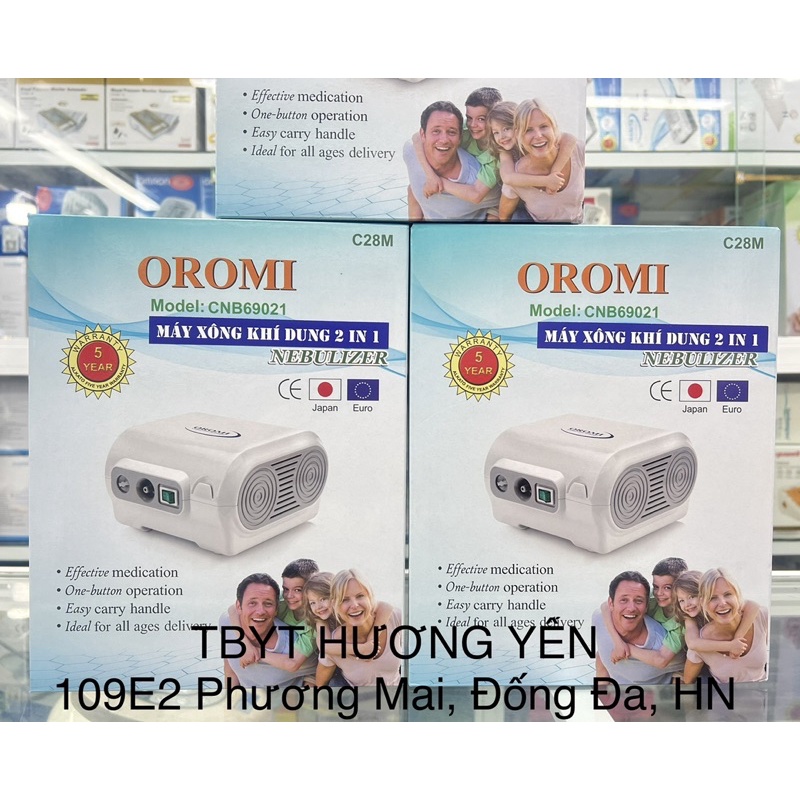 Máy xông khí dung 2in1 OROMI C28M (cả xông và hút)