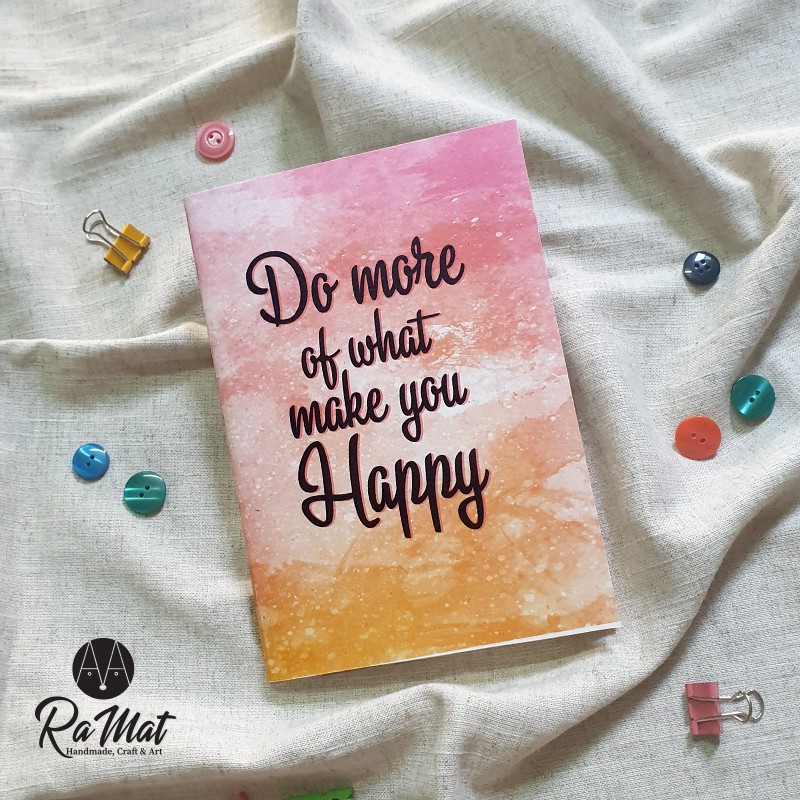 Sổ Tay Typo Watercolor