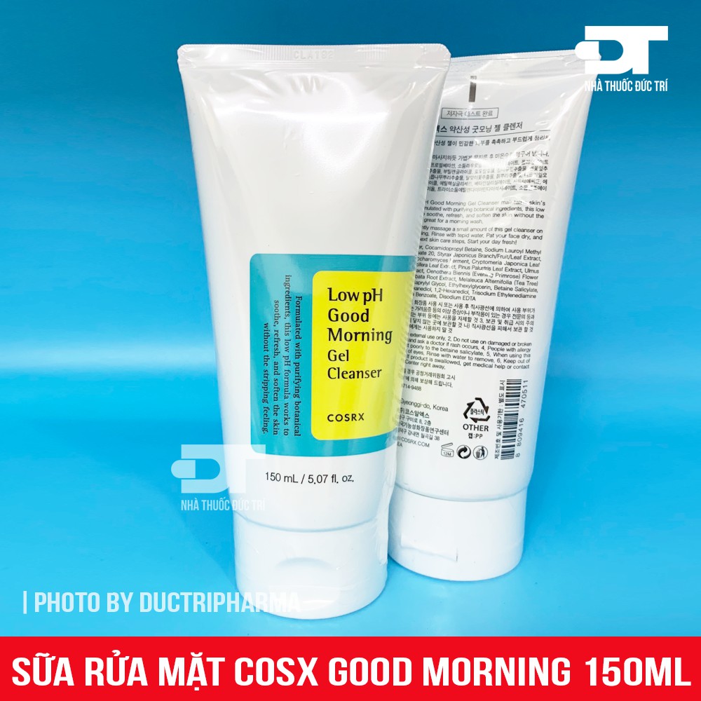 Sữa Rửa Mặt Cosrx Low PH Good Morning Gel Cleanser