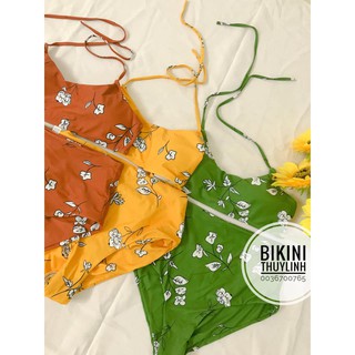 Set bikini hoa 2 dây