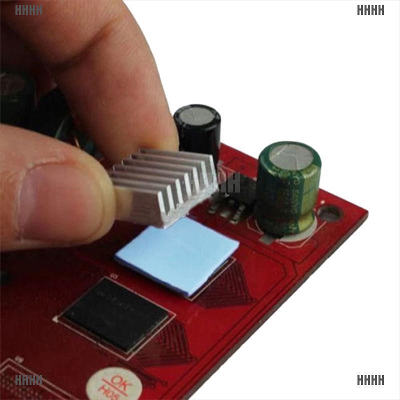 Tấm Tản Nhiệt Màu Xanh Dương Kích Thước 100mmx100mmx100mmx100mmx1mmx1mmx1mm Bằng Silicon