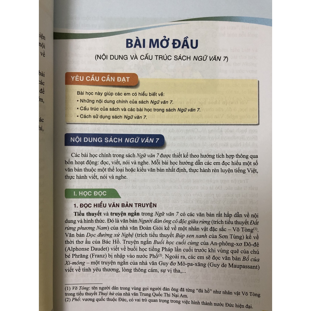 Sách giáo khoa Ngữ văn 7 Cánh Diều mới 2022