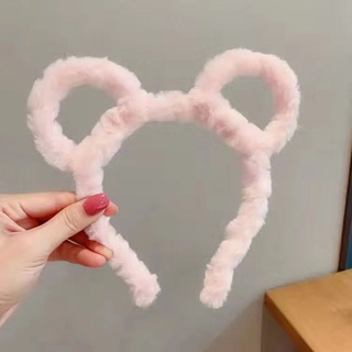 Băng đô cài tóc lông mịn