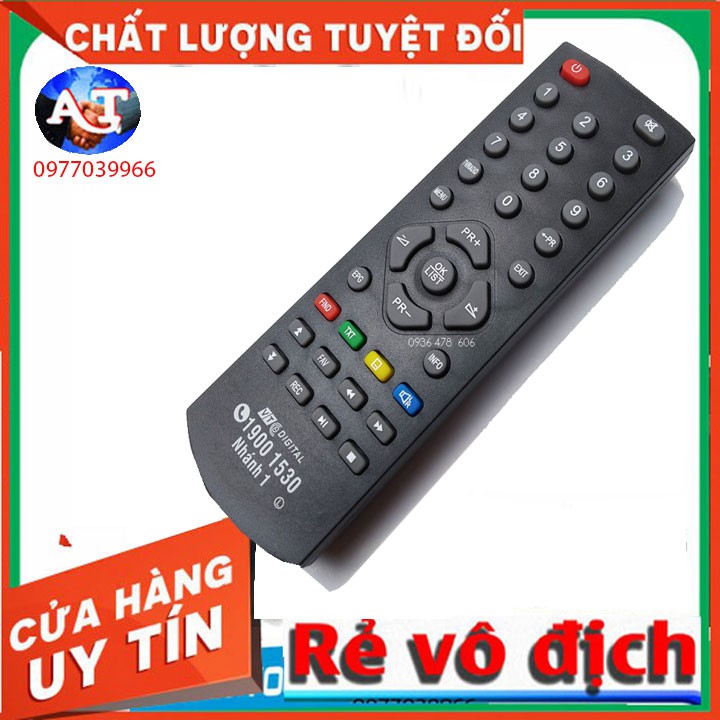 Remote điều khiển đầu thu VTC kỹ thuật số KTS t201