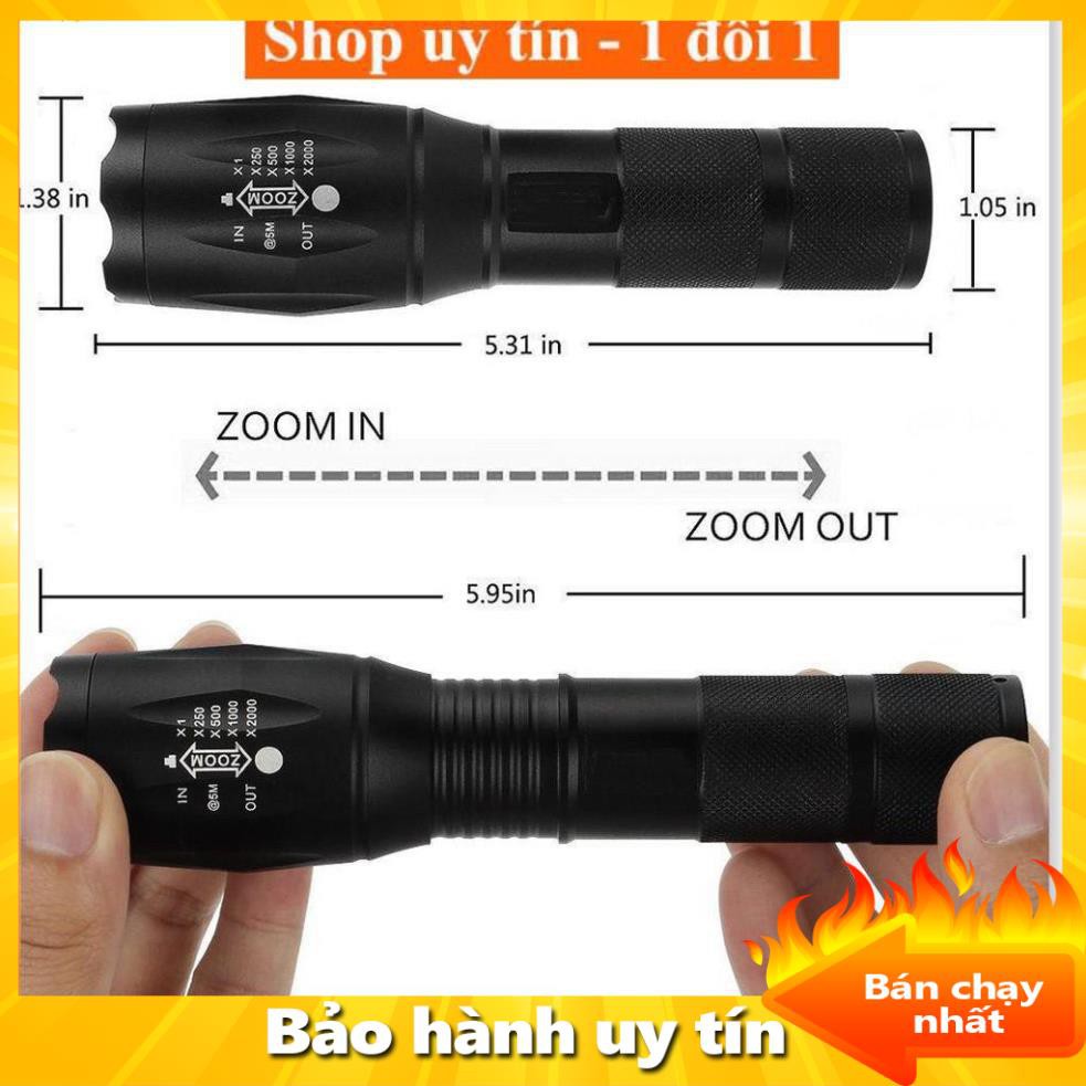 [ Xả kho tết] Đèn pin siêu sáng- Đèn PIN XML_T6, Siêu bền bảo hành uy tín 1 đổi 1 | BigBuy360 - bigbuy360.vn