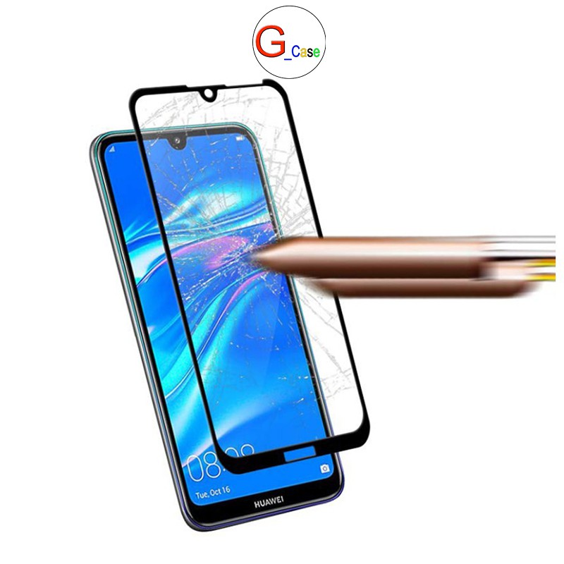 Kính cường lực Full màn Huawei Y7 PRO 2019/ Y9 2018/ Y9 2019/ Y9 PRIME 2019 - Siêu cứng