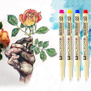 Sakura pigma micron vẽ bút nhiều màu sắc bút đánh dấu bút phác thảo bút đánh dấu