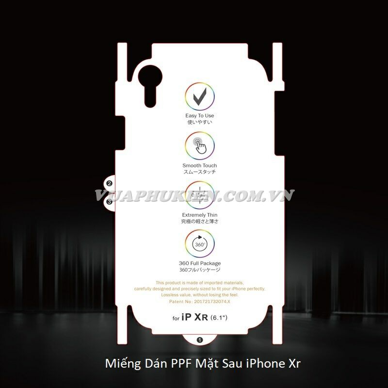 [Combo 2 mặt Trước + Sau] Miếng dán PPF cho iPhone Xs Max/Xr/X/Xs/7/8 Plus/7/8/6/6S Plus/6/6S chống xước và trầy máy