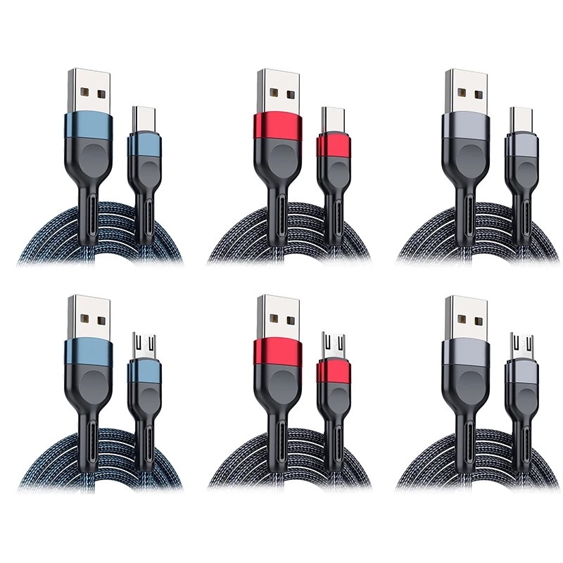 Dây cáp sạc nhanh ELOUGH 5A Micro USB Type C cho điện thoại di động