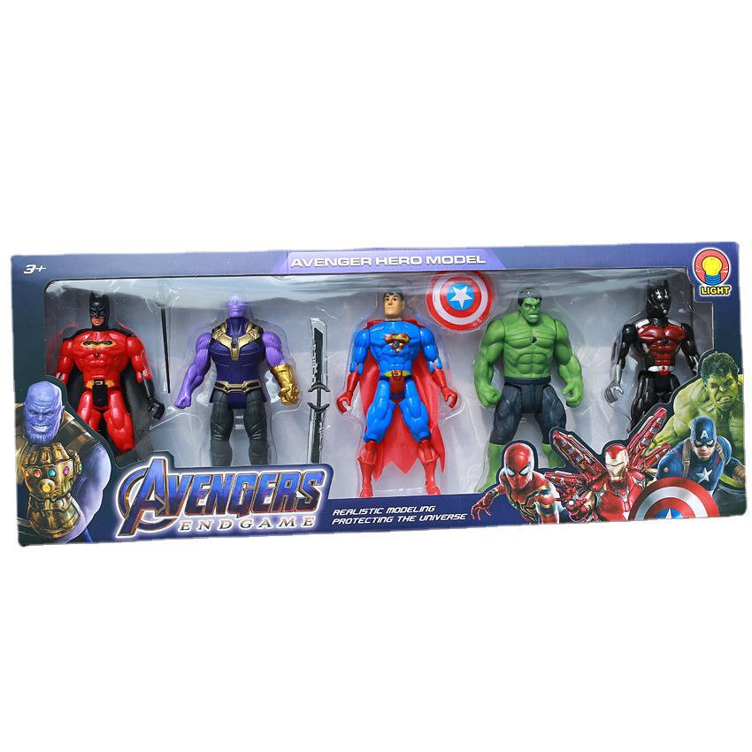 [Hàng mới về] Hộp đồ chơi Siêu anh hùng 5 Món cao cấp - Đồ chơi siêu nhân siêu anh hùng cho bé