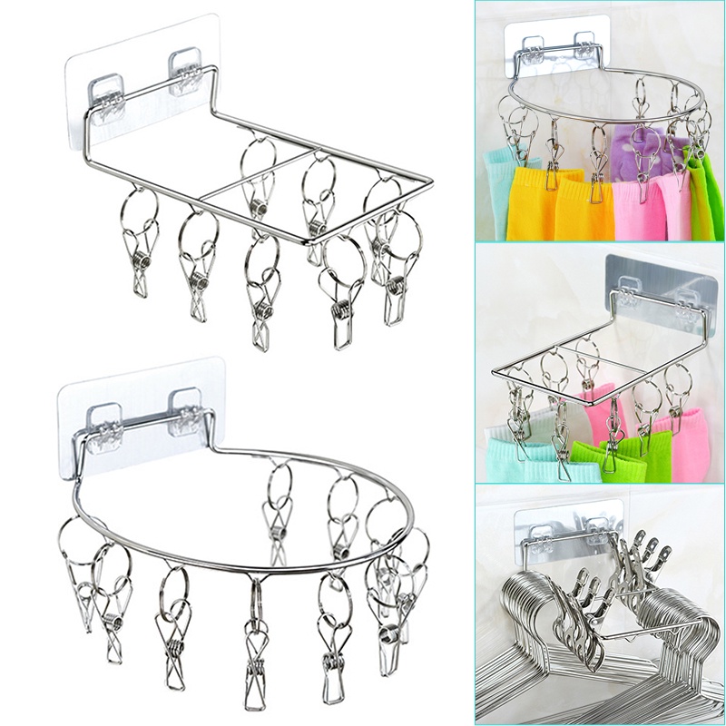 Móc Treo Vớ / Đồ Lót Bằng Thép Không Gỉ Gắn Tường Tiện Dụng