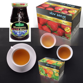 Mứt VIỆT QUẤT 210g Golden Farm + 10 túi trà Now Break Tea kèm theo (5 x trà Đào và 5 x trà Dâu Tây) 