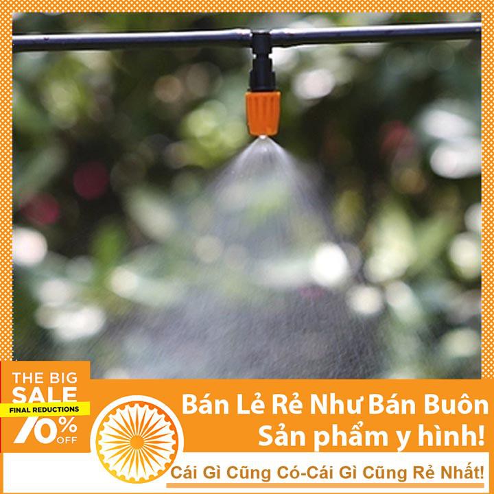 Đầu Béc Phun Sương Tưới Cây Bằng Nhựa 1 Cửa - Chữ T (Phun Ngoài Trời)