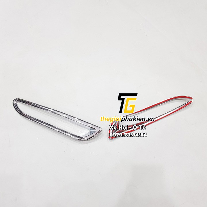 Bộ ốp bảo vệ đèn gầm cho xe Mazda 3 2020 - mạ Crom